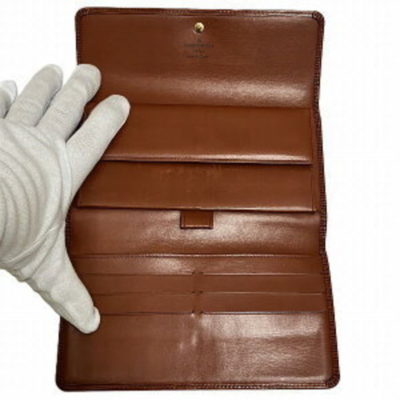 Louis Vuitton Porte Tri Tresor Epi Long Wallet - Picture 1 of 8